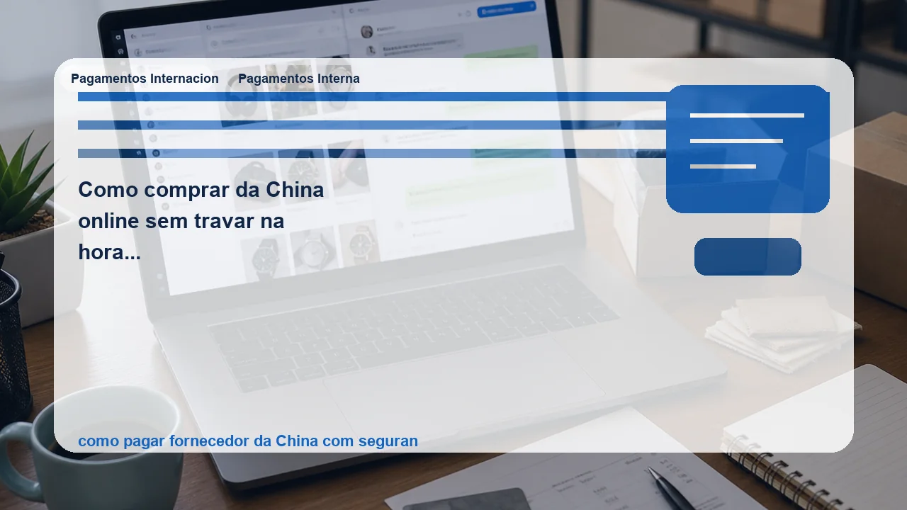 Ilustração editorial sobre como comprar da china online sem travar na hora do pagamento?
