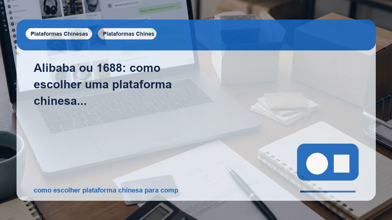 Alibaba ou 1688: como escolher uma plataforma chinesa sem começar pelo lugar errado?