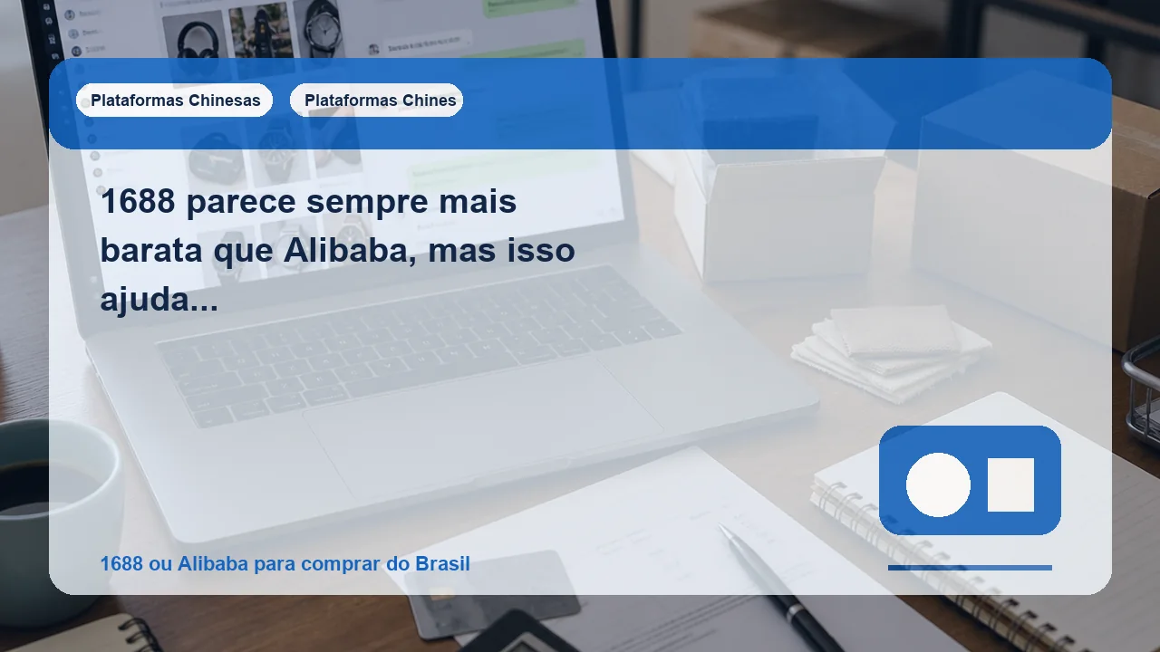1688 parece sempre mais barata que Alibaba, mas isso ajuda mesmo quando você compra do Brasil?